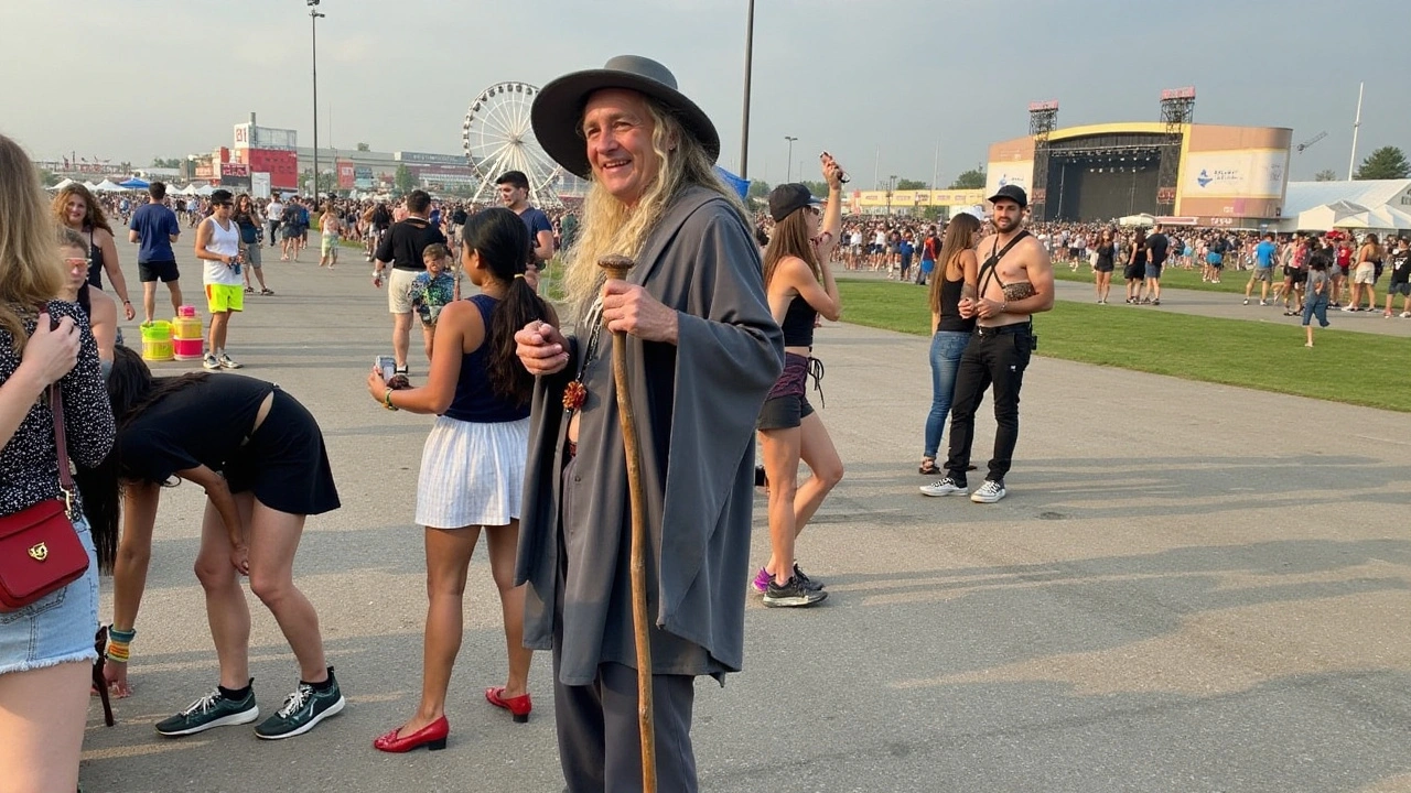 Homem de 58 anos viaja de Curitiba vestido de 'Gandalf' para ver Katy Perry no Rock in Rio