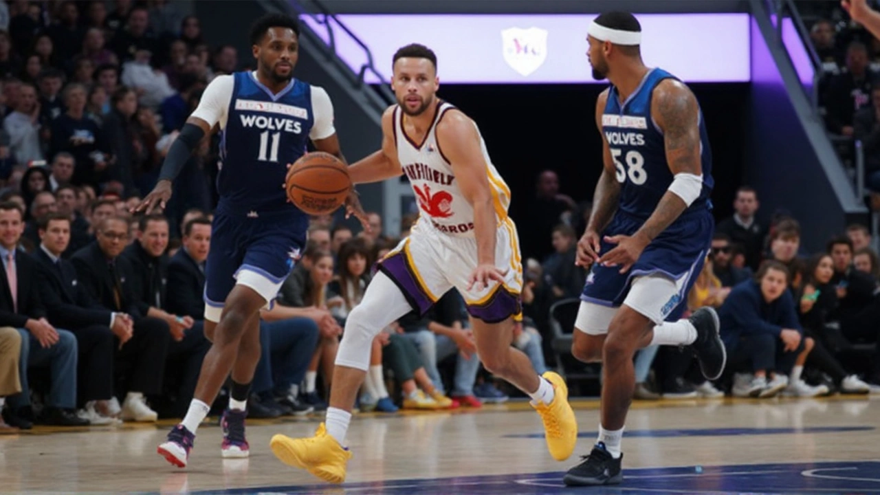 Curry brilha e Warriors vencem os Timberwolves por 116-115 em final eletrizante